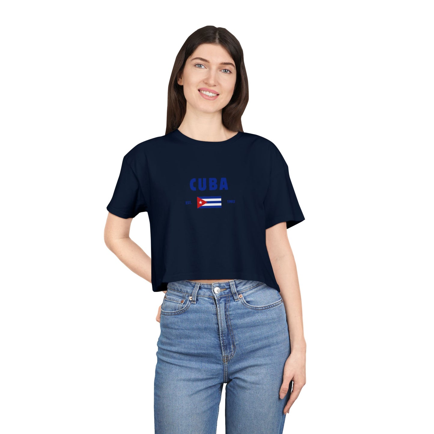 Cuba Heritage Cropped Tee