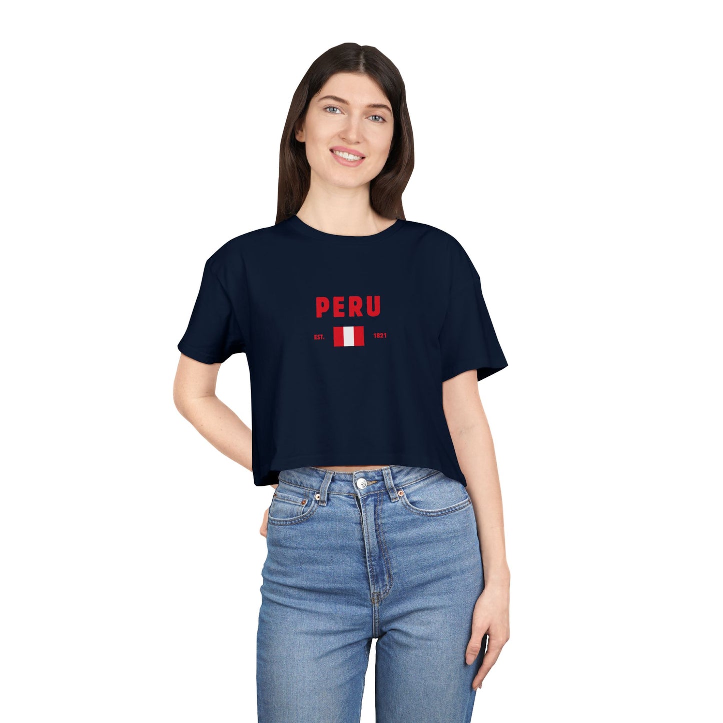 Peru Heritage Cropped Tee