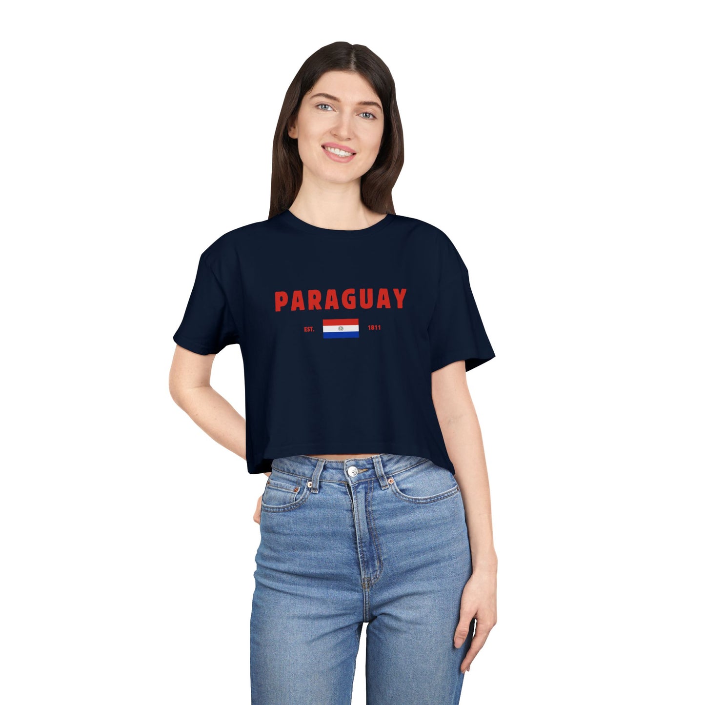 Paraguay Heritage Cropped Tee
