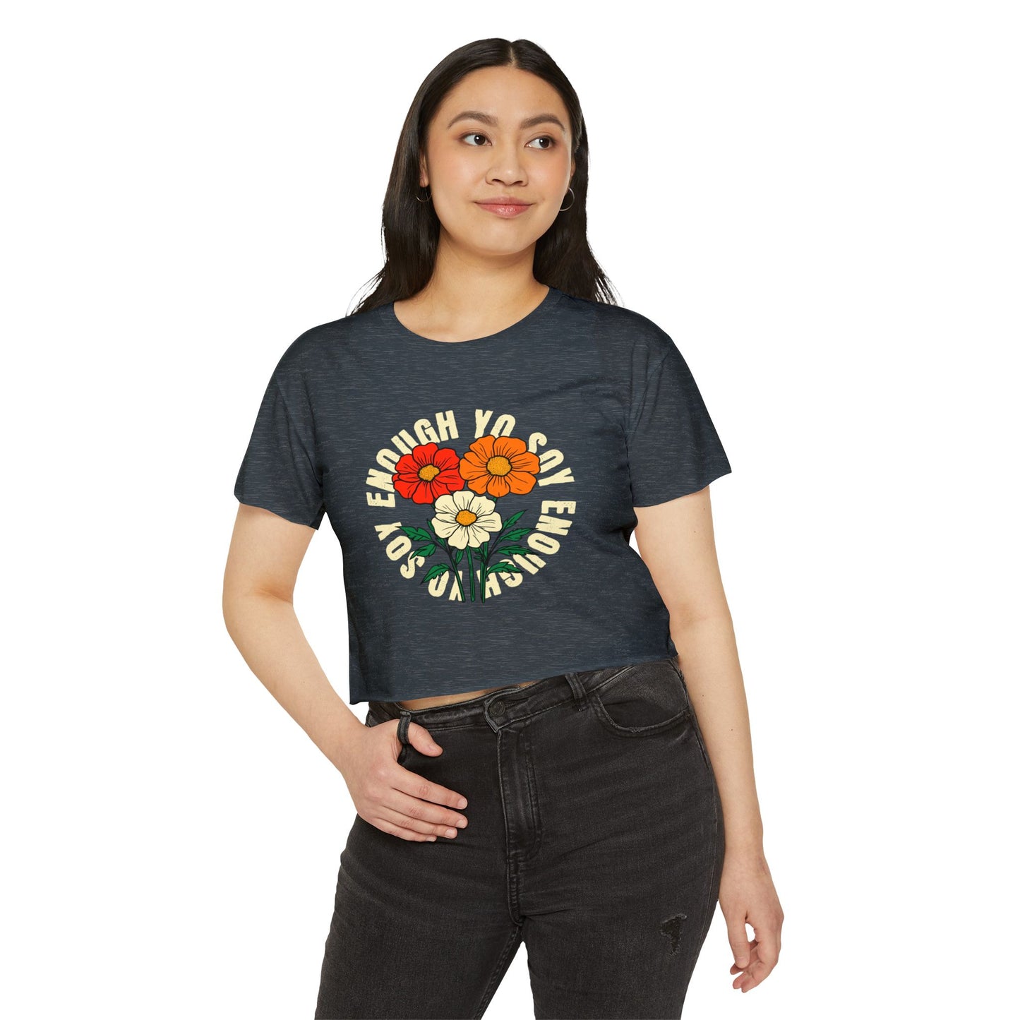 Soy Enough Cropped Tee