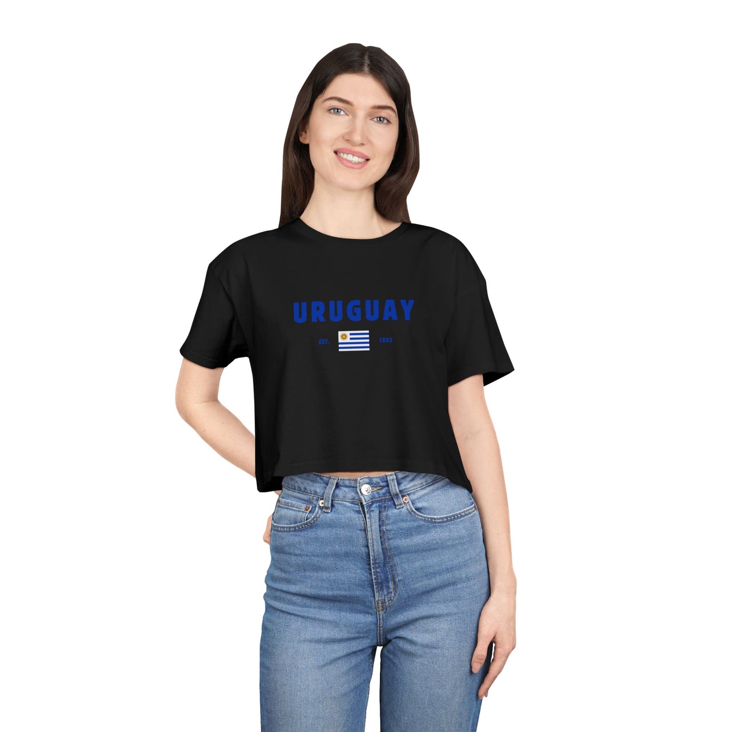 Uruguay Heritage Cropped Tee