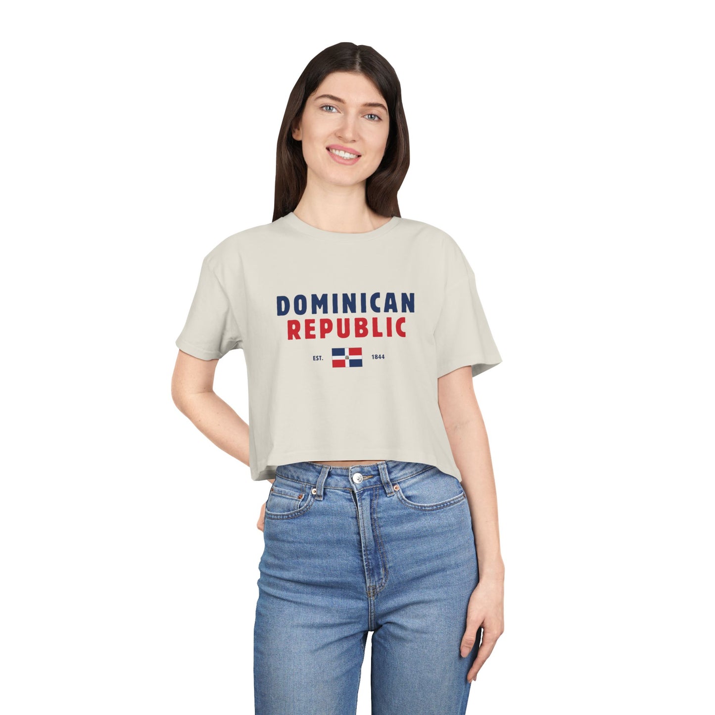 Dominican Republic Heritage Cropped Tee