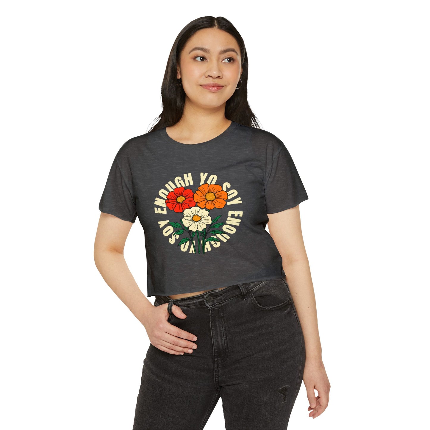 Soy Enough Cropped Tee