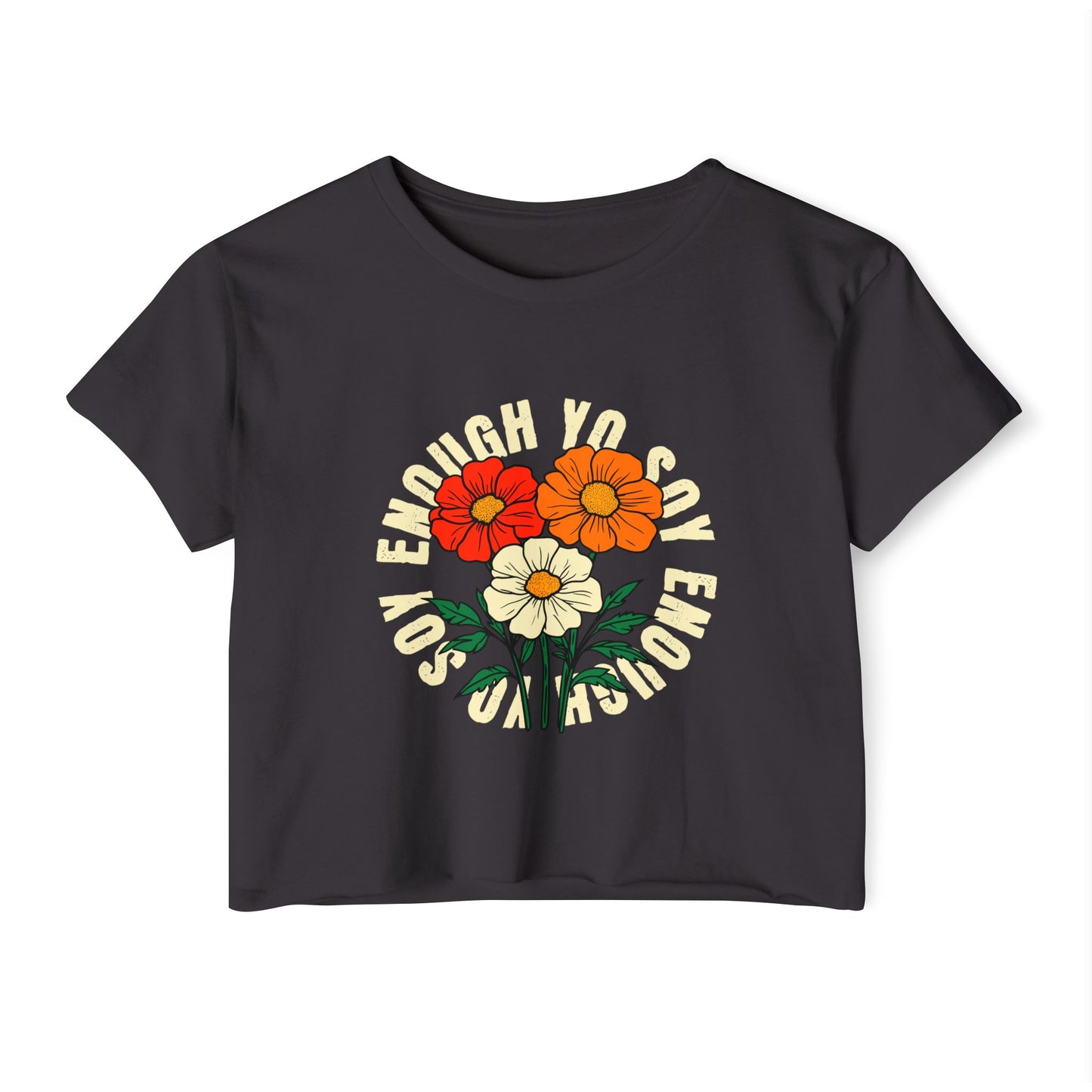 Soy Enough Cropped Tee