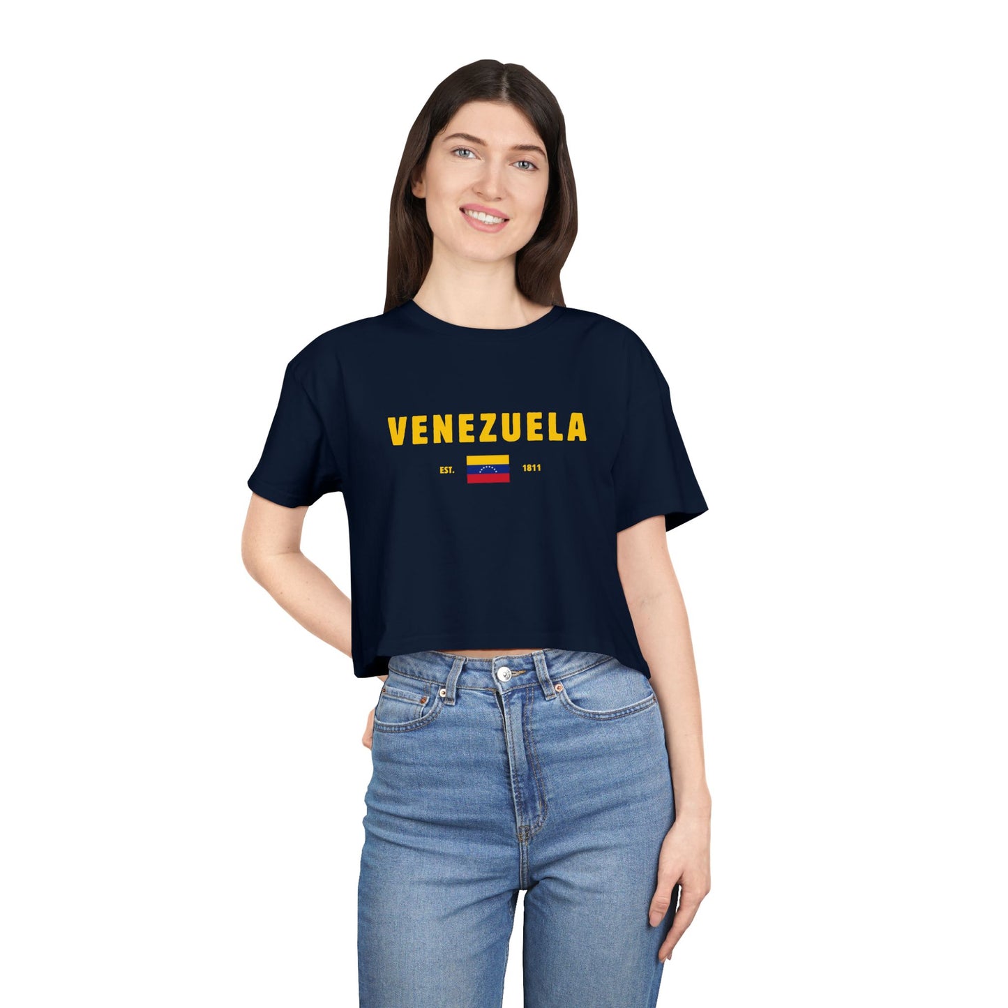 Venezuela Heritage Cropped Tee