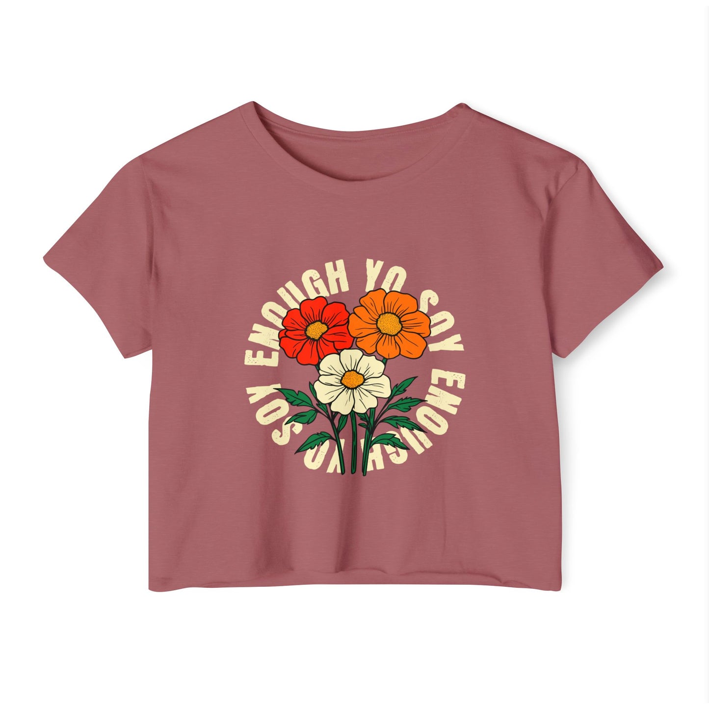 Soy Enough Cropped Tee