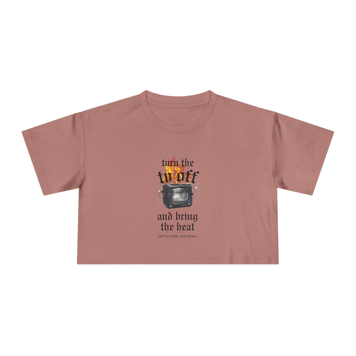 Turn the Heat Off Cropped Tee