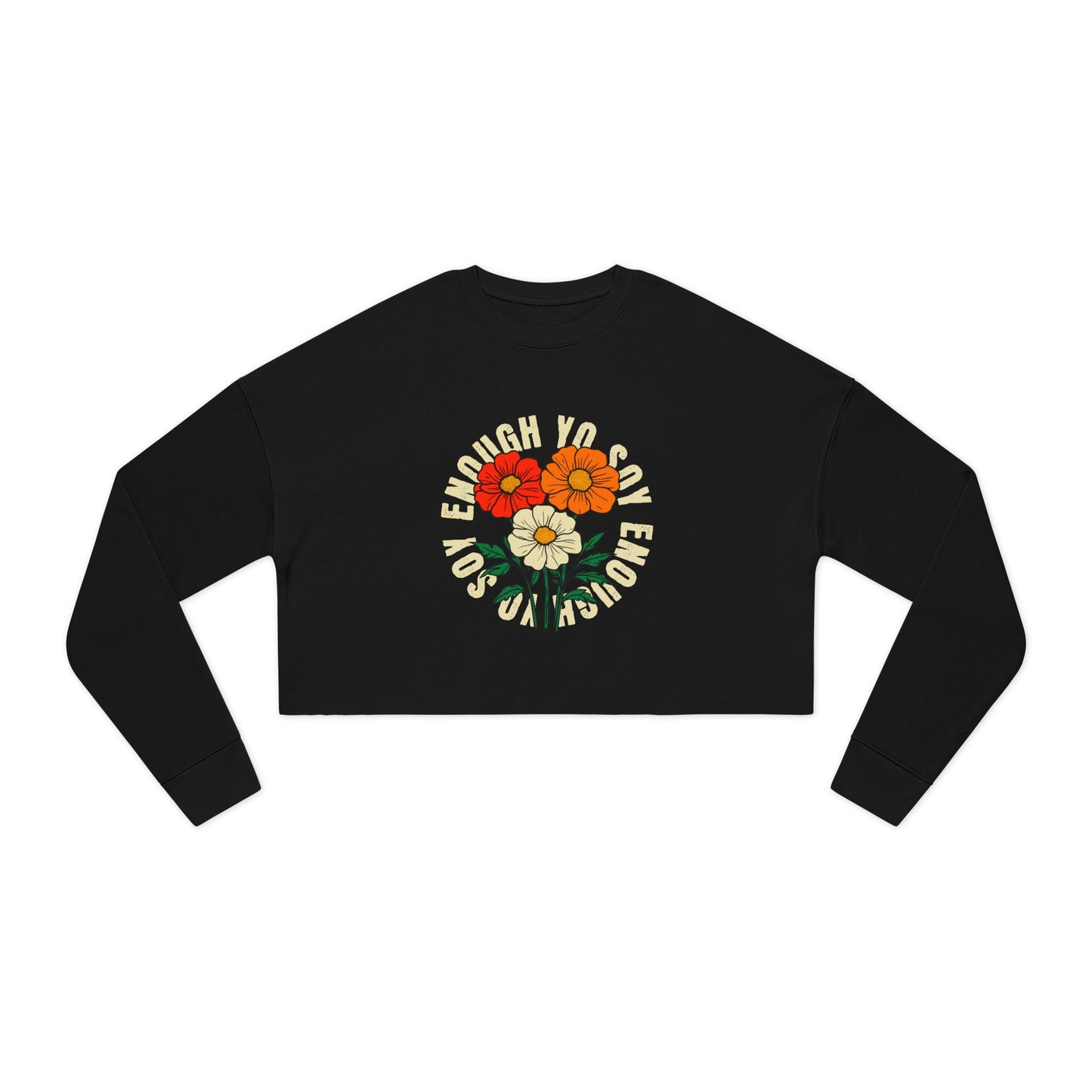Soy Enough Cropped Sweatshirt