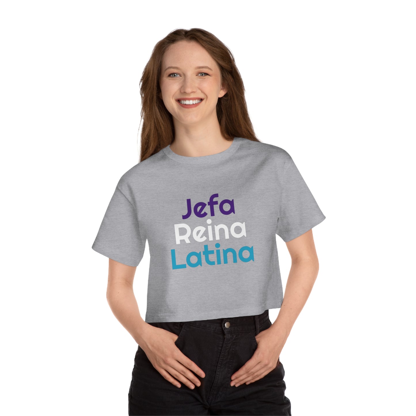 Jefa Reina Latina Cropped Tee