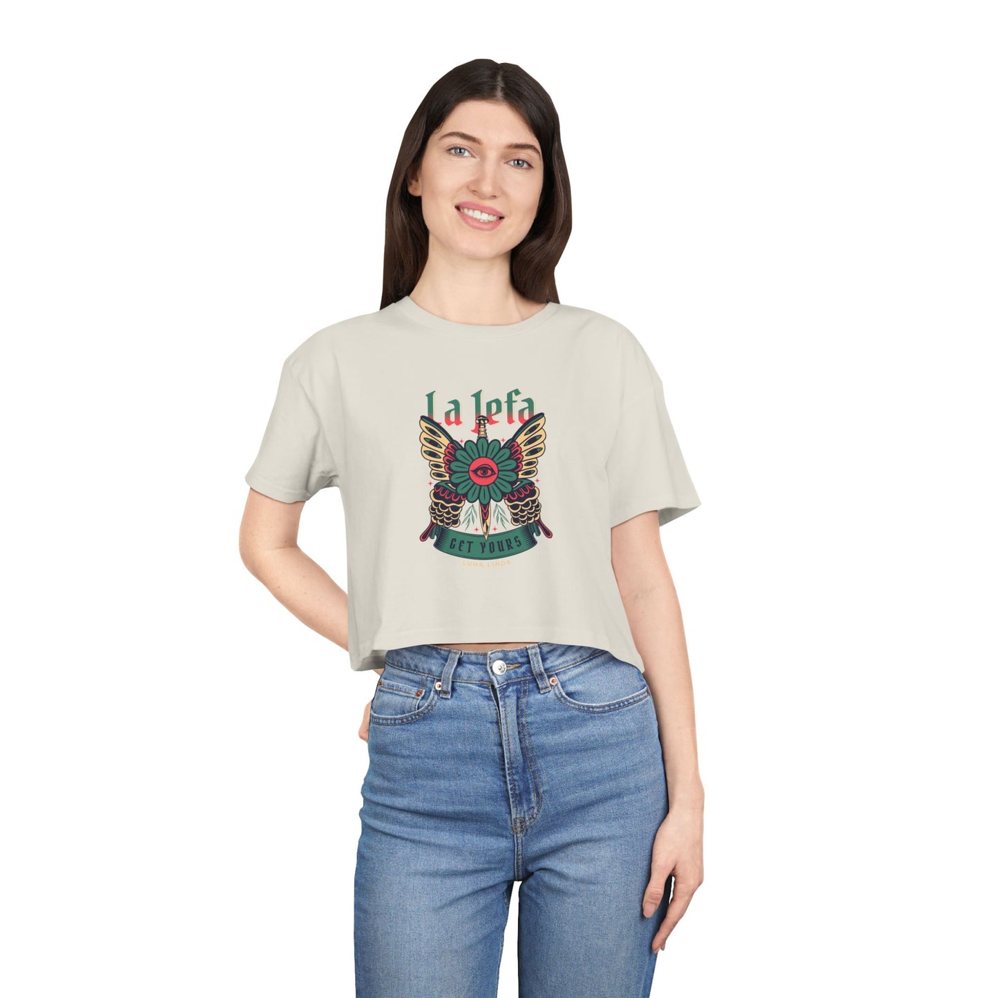 La Jefa Cropped Tee