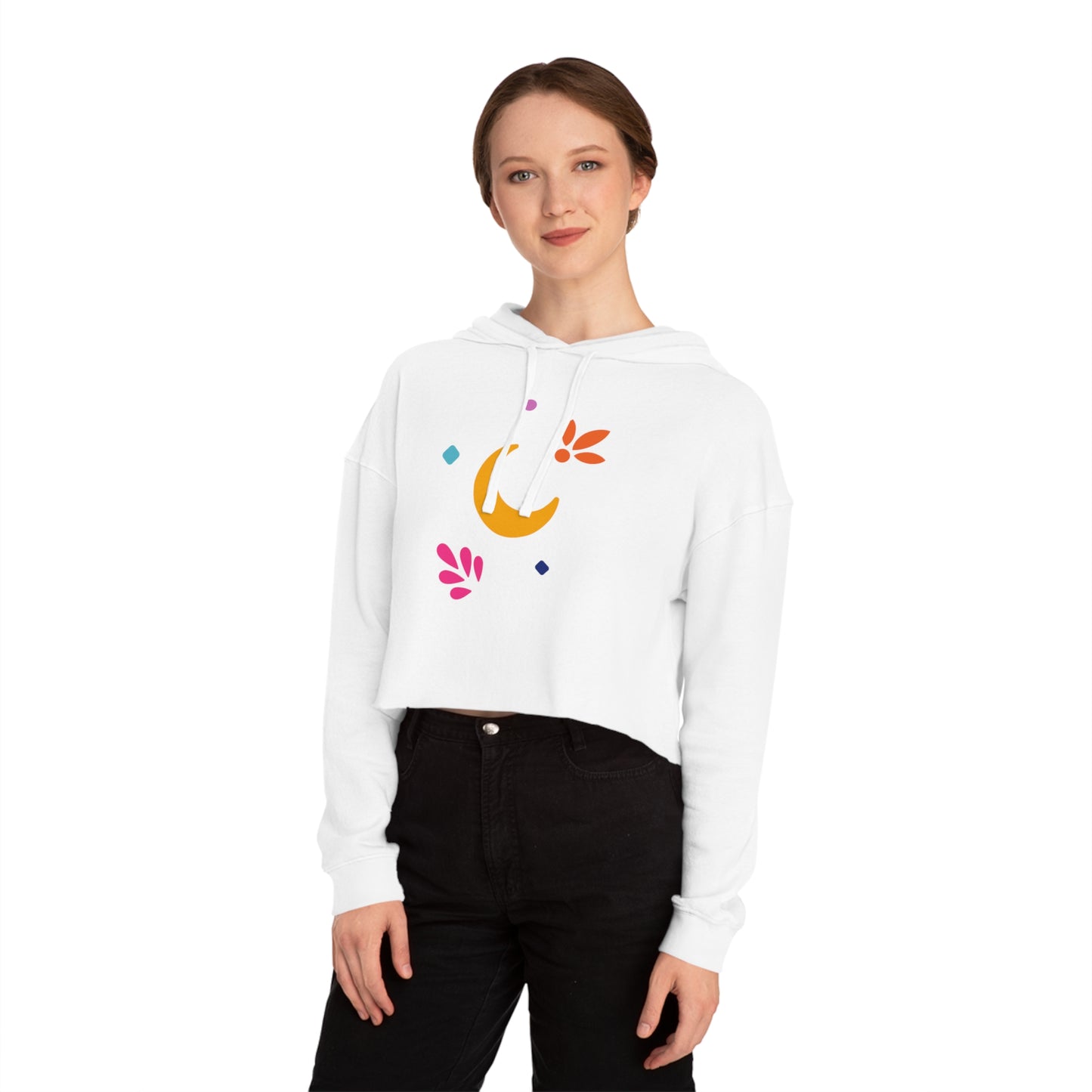 Luna Linda Elements Cropped Hoodie