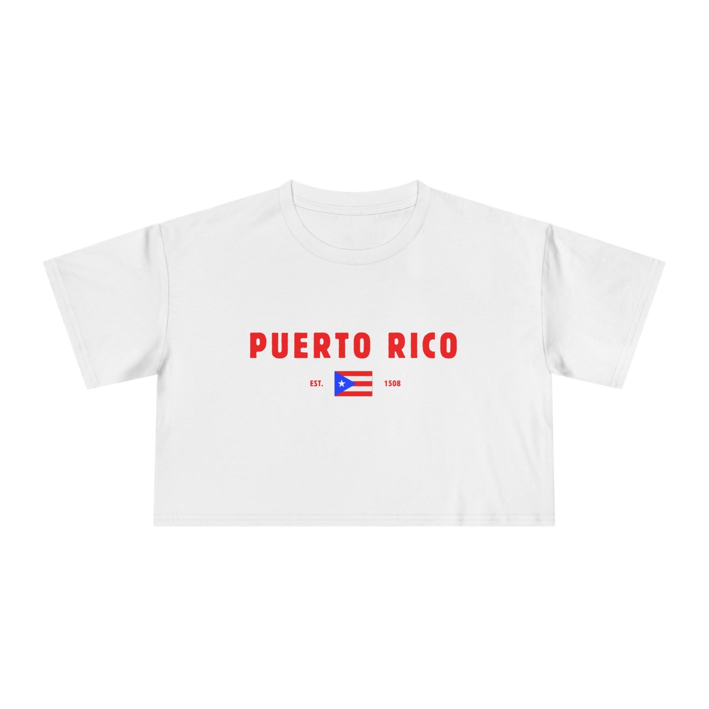 Puerto Rico Heritage Cropped Tee