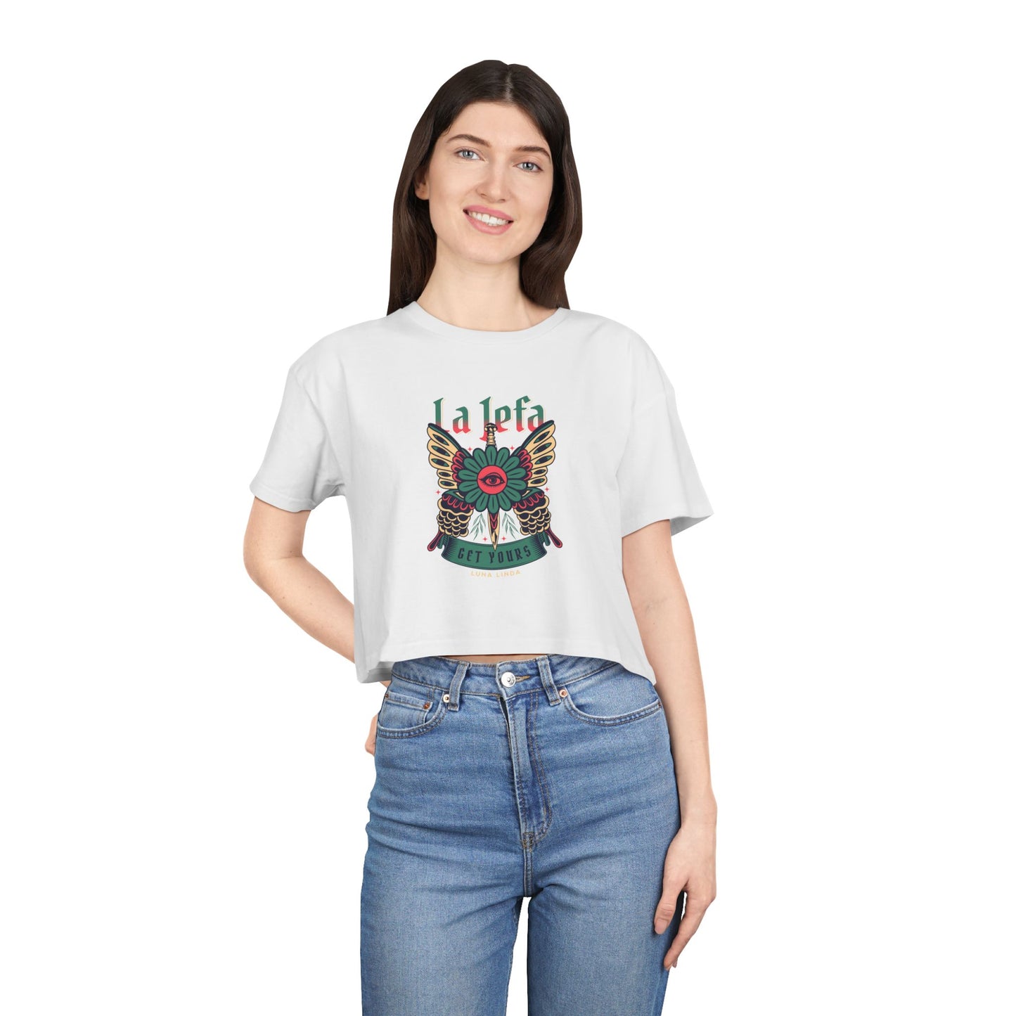 La Jefa Cropped Tee