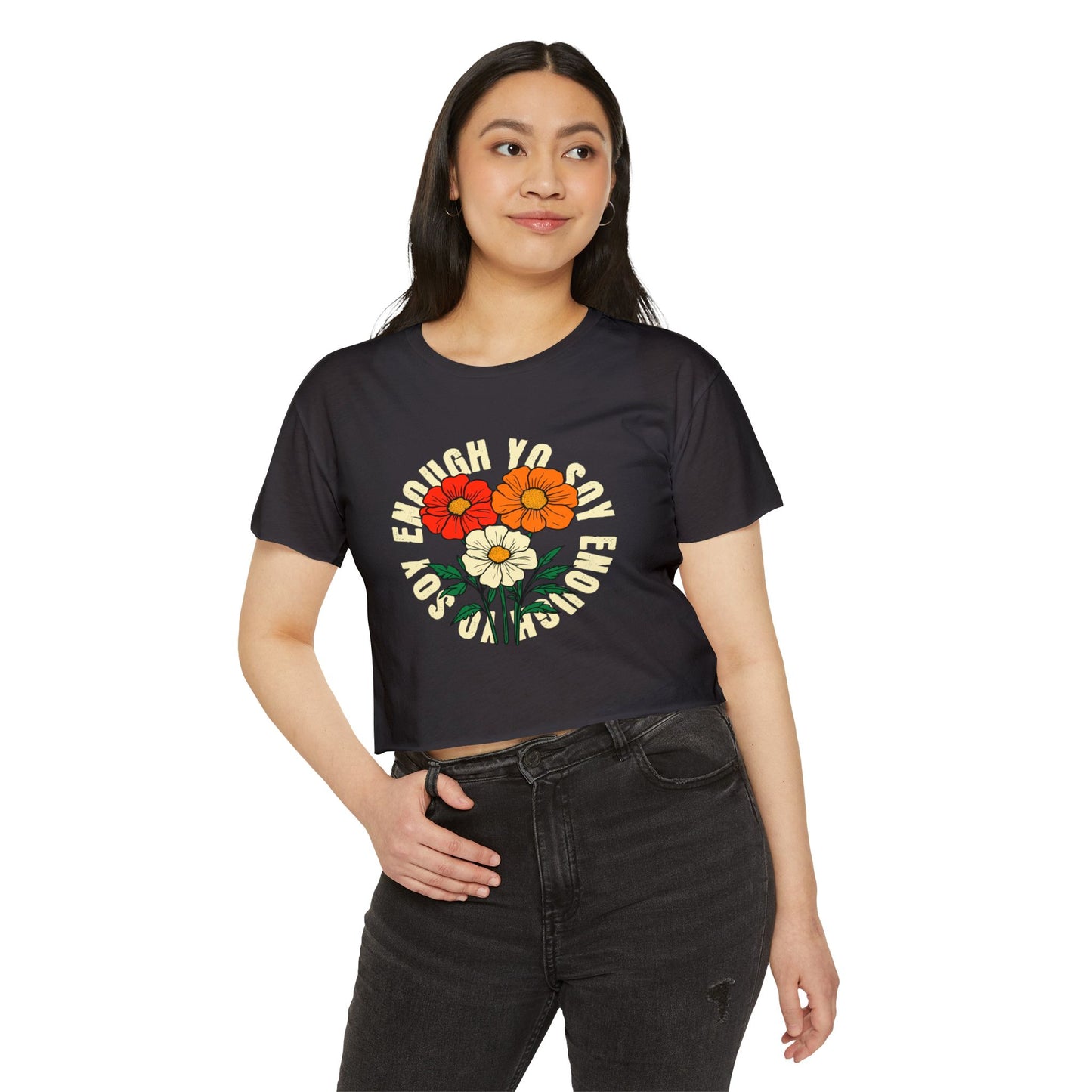 Soy Enough Cropped Tee