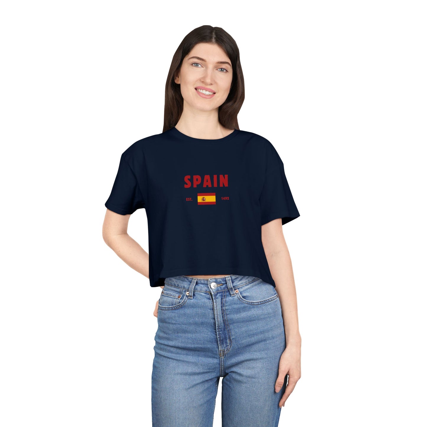 Spain Heritage Cropped Tee