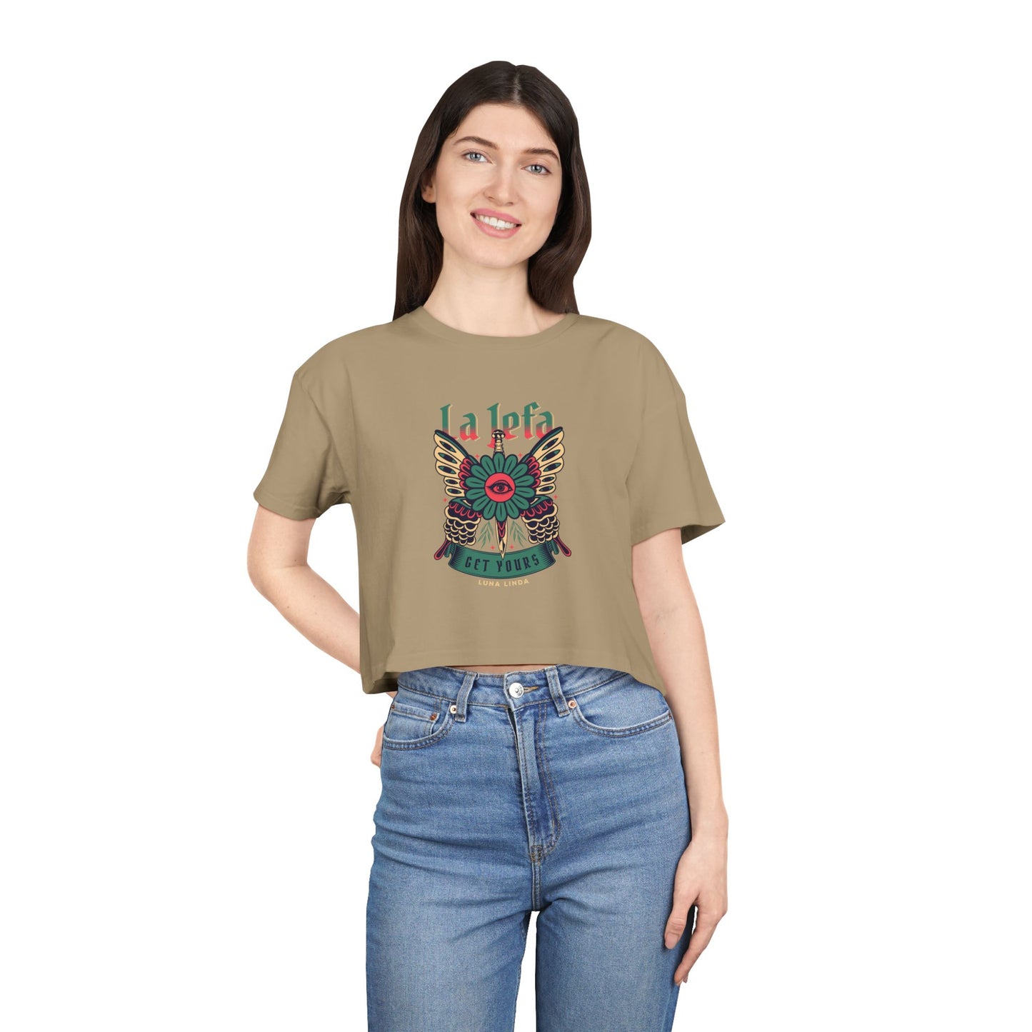 La Jefa Cropped Tee