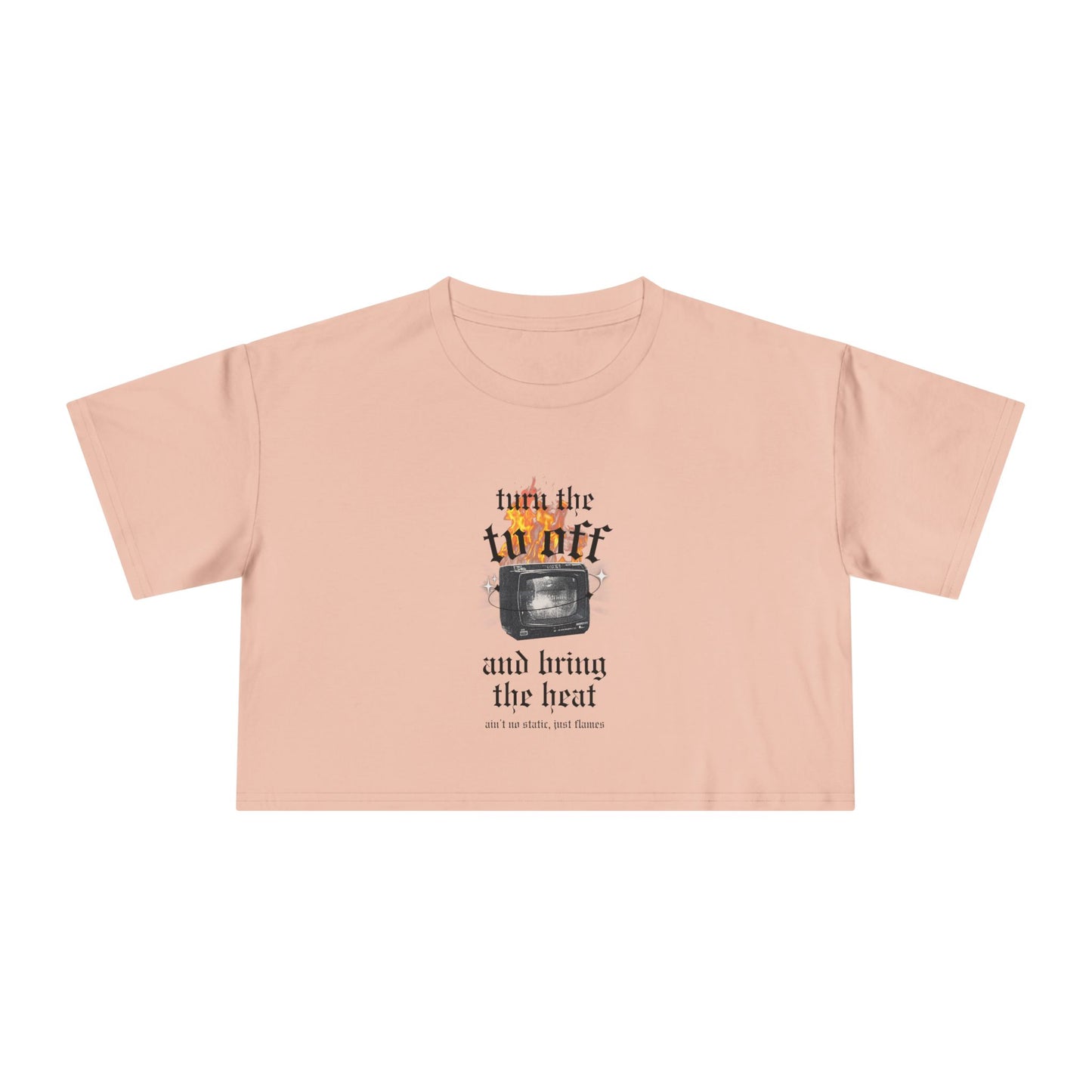Turn the Heat Off Cropped Tee