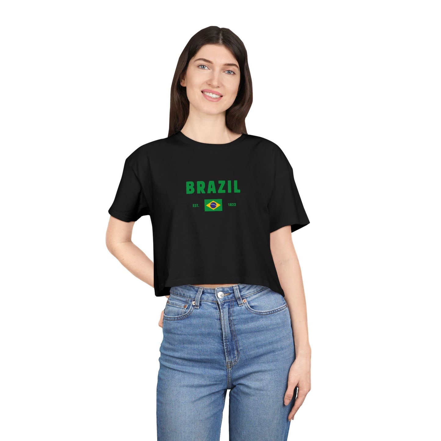 Brazil Heritage Cropped Tee