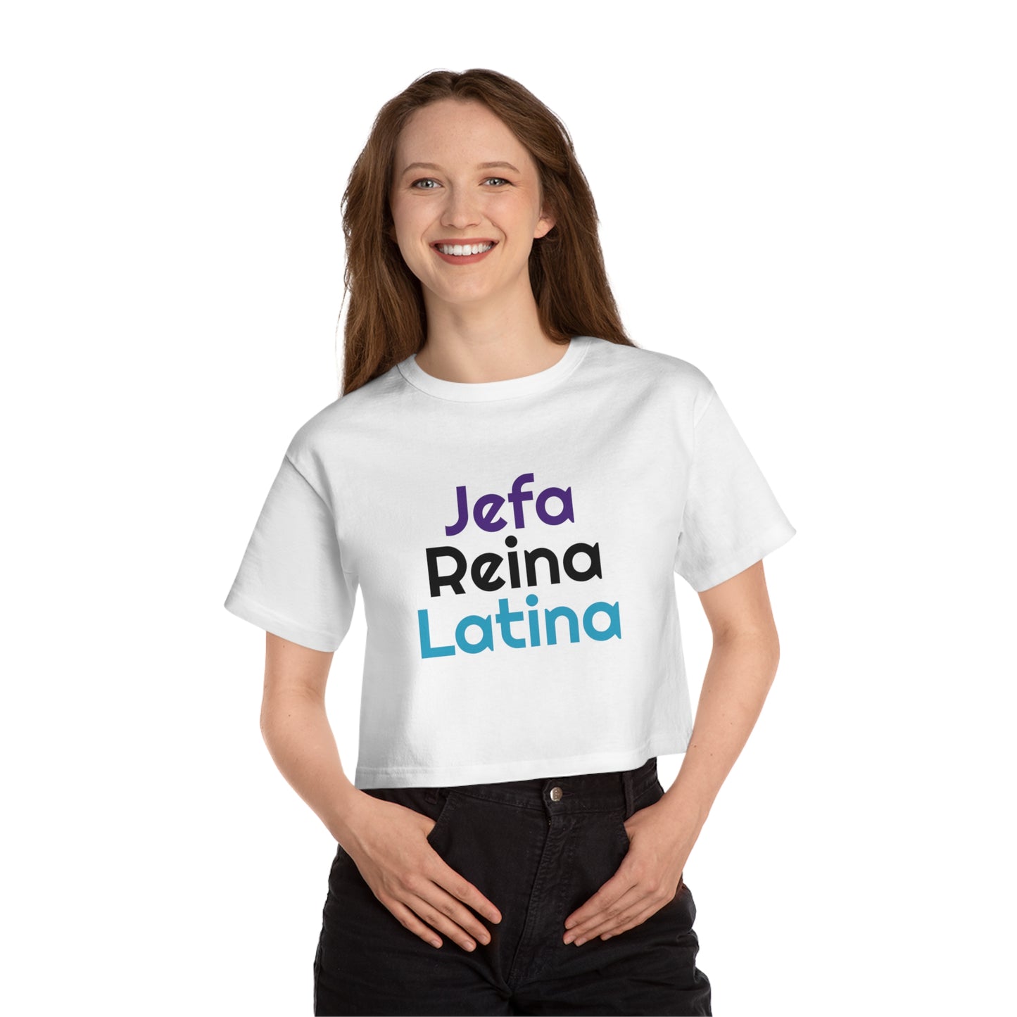 Jefa Reina Latina Cropped Tee