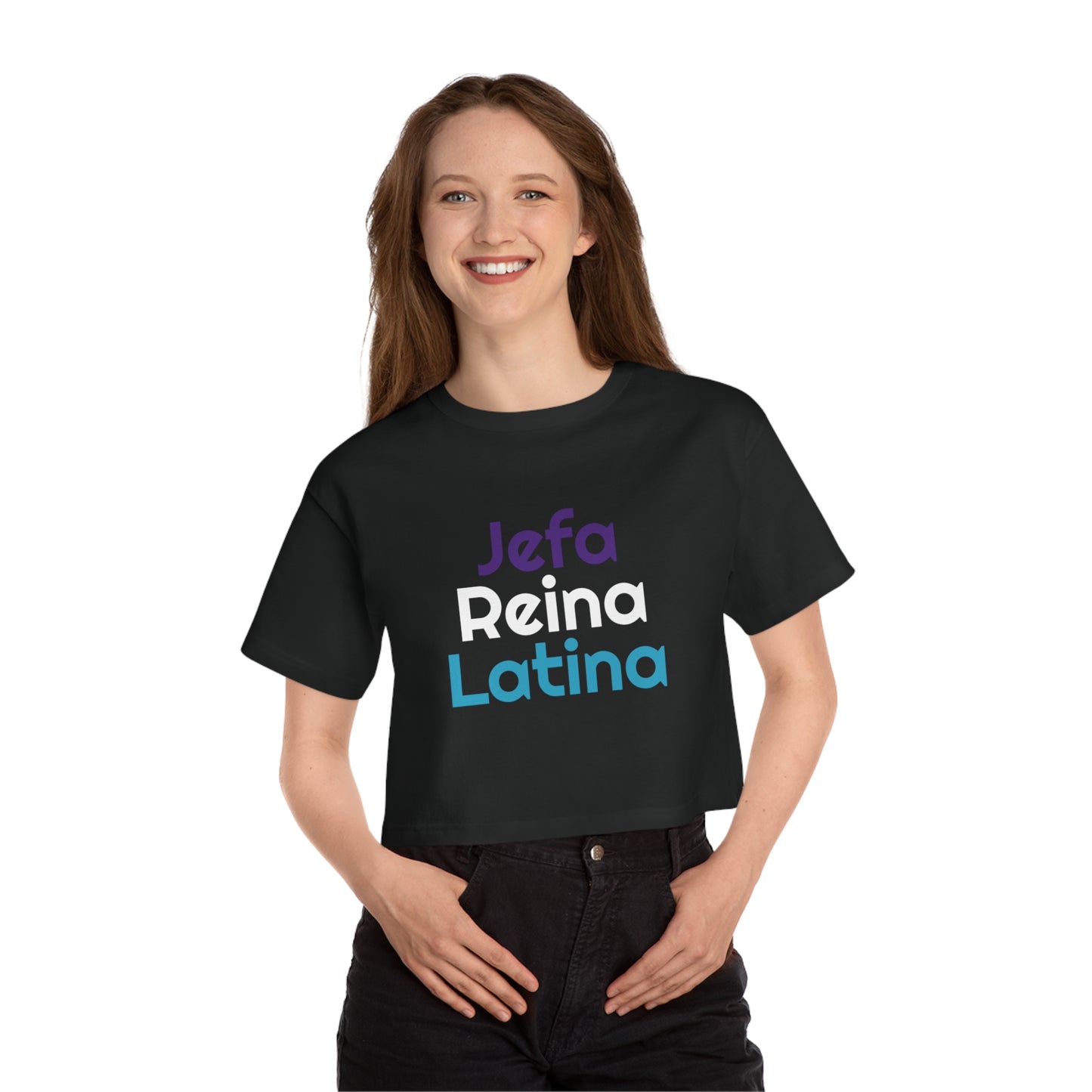 Jefa Reina Latina Cropped Tee