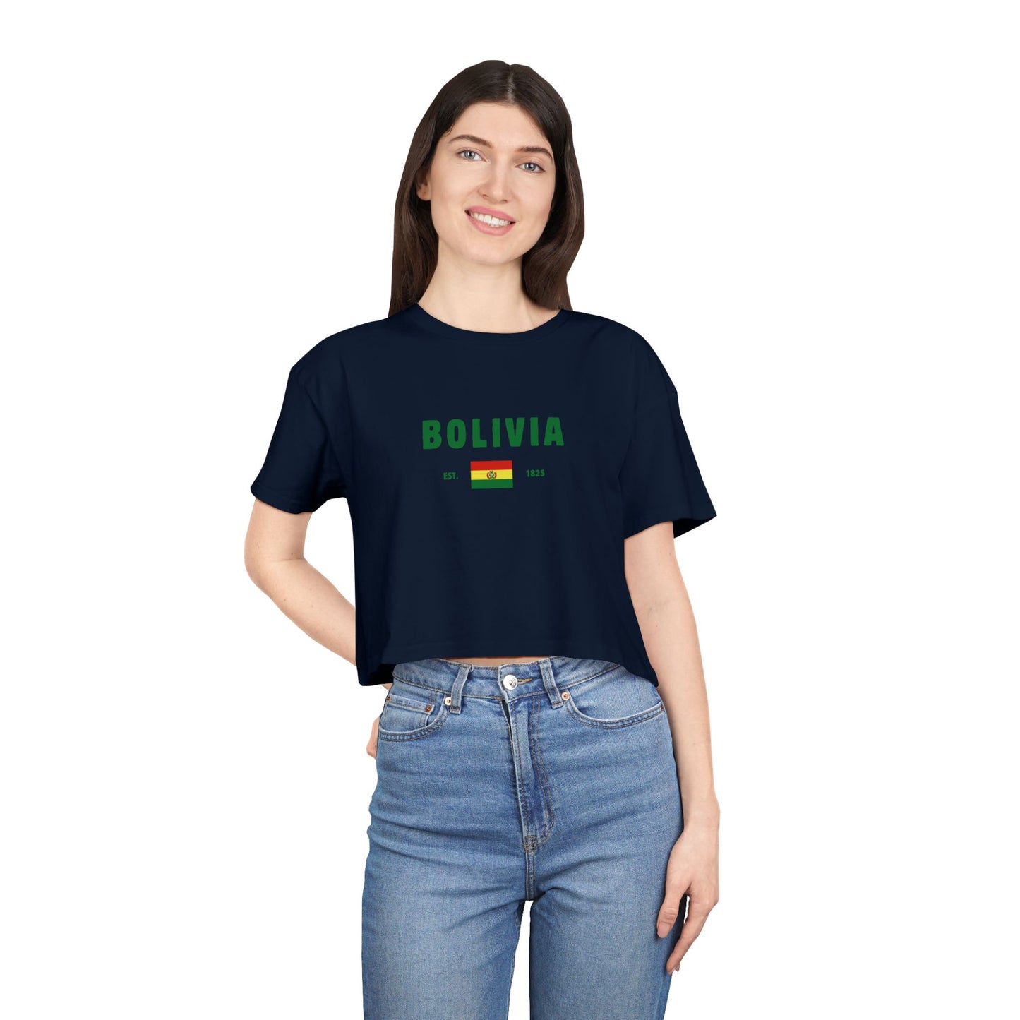 Bolivia Heritage Cropped Tee