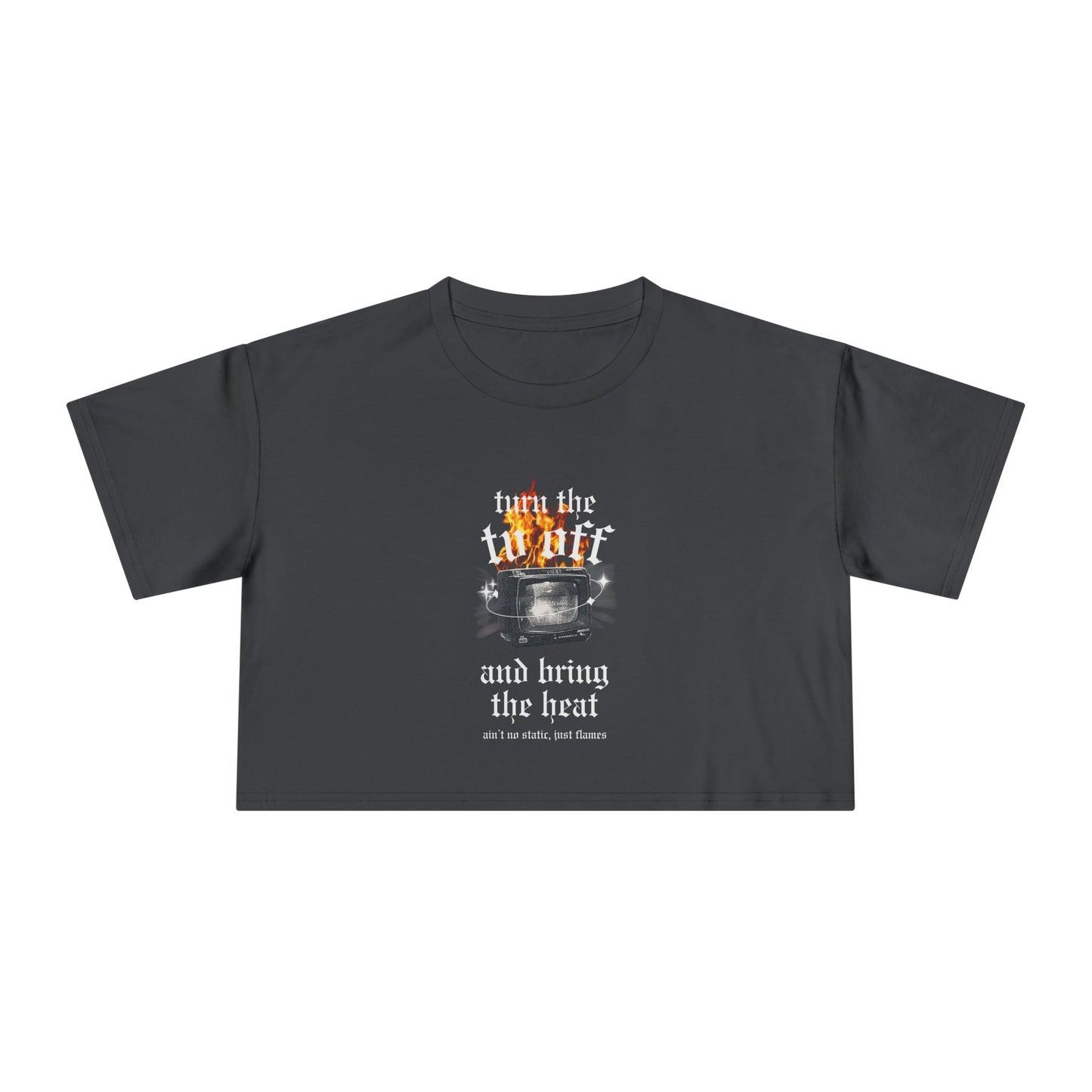 Turn the Heat Off Cropped Tee