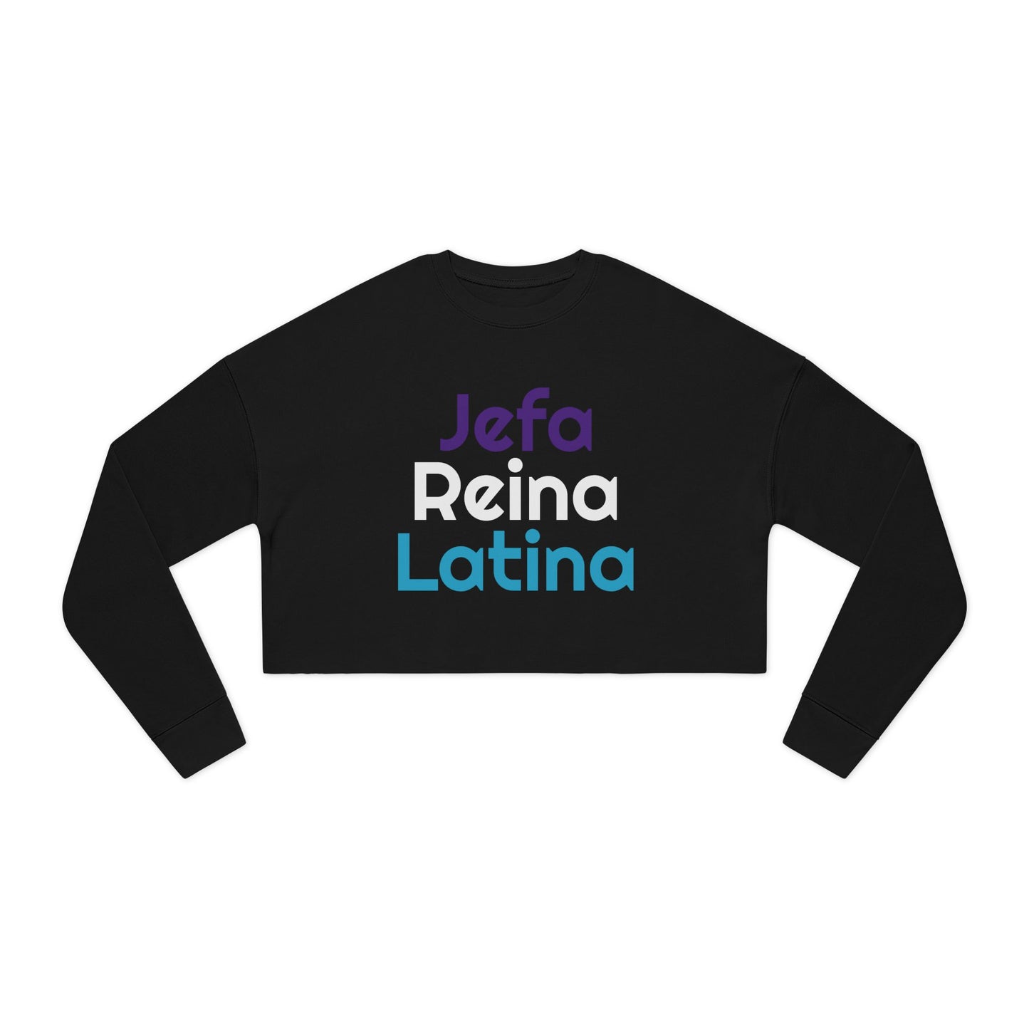 Jefa Reina Latina Cropped Sweatshirt