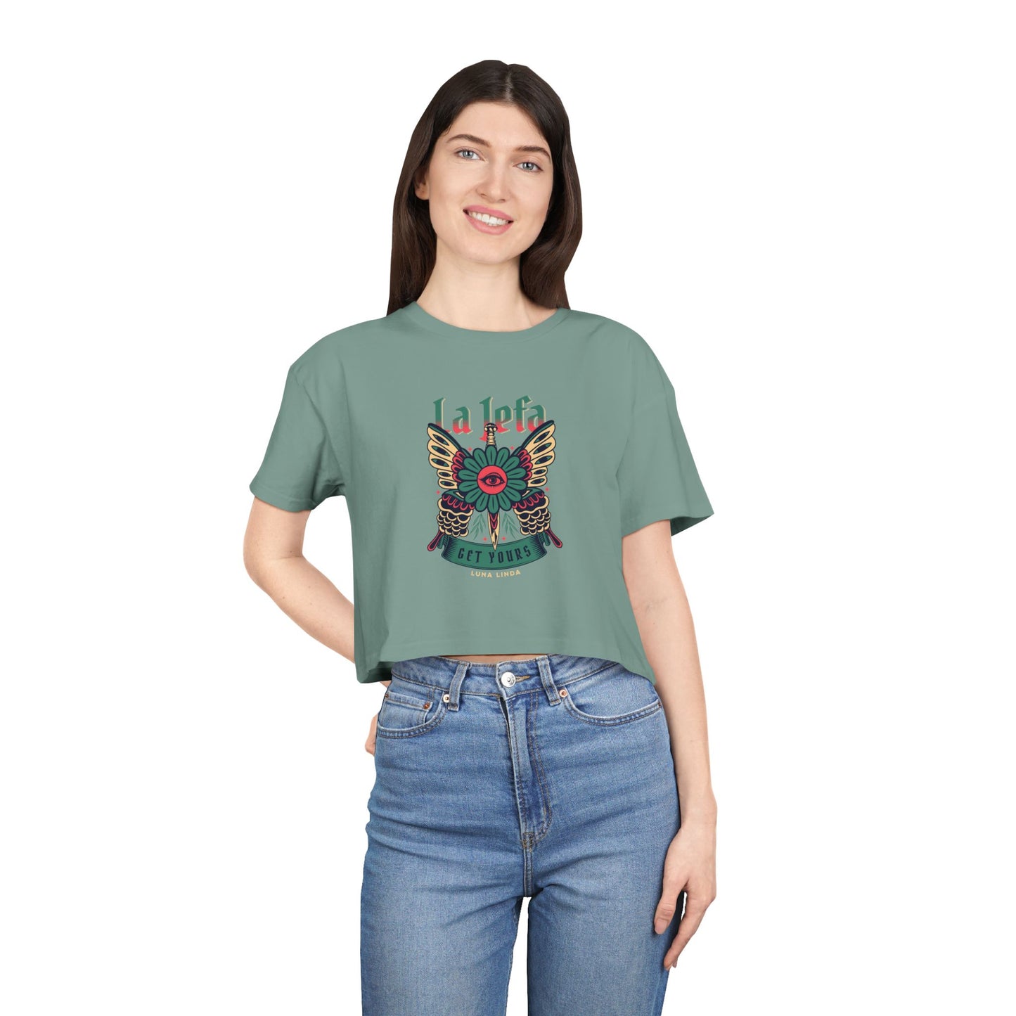 La Jefa Cropped Tee