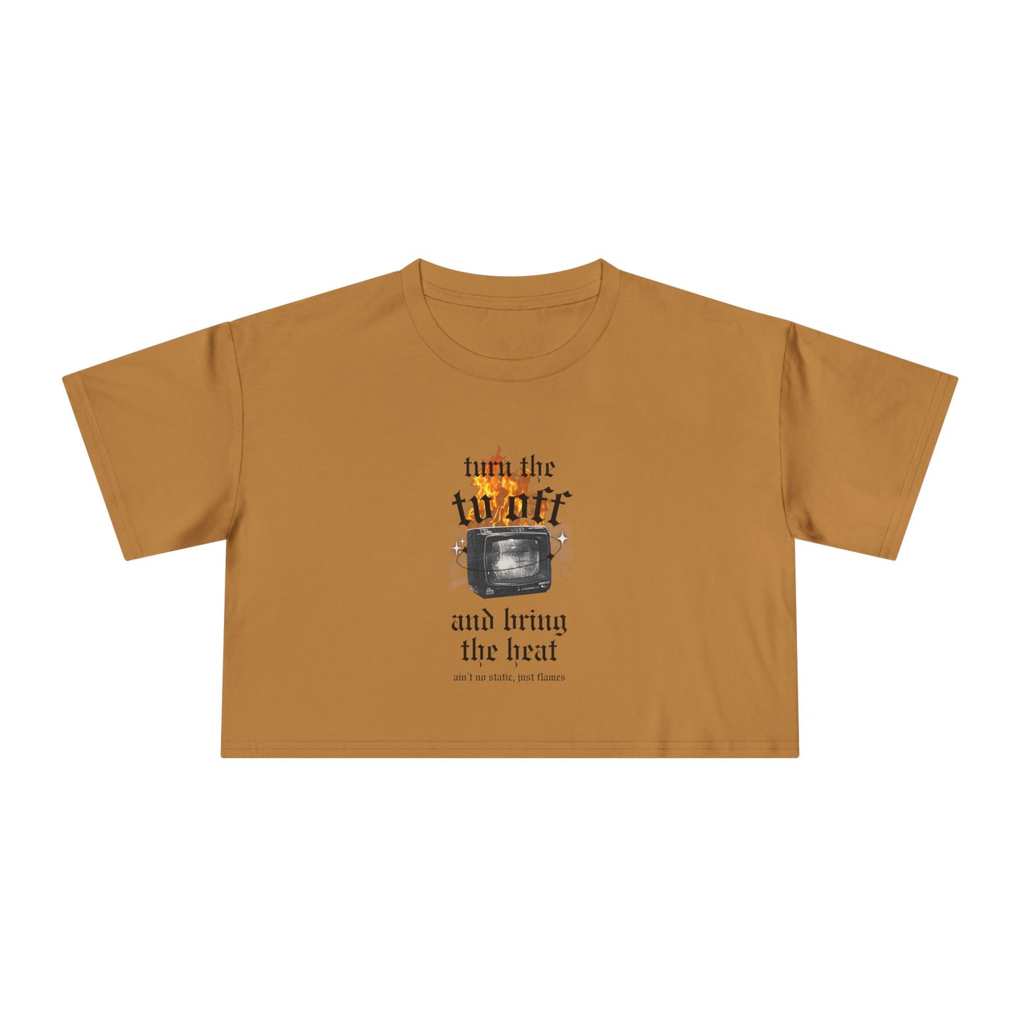 Turn the Heat Off Cropped Tee