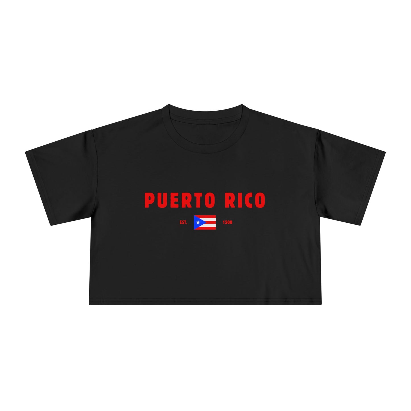 Puerto Rico Heritage Cropped Tee