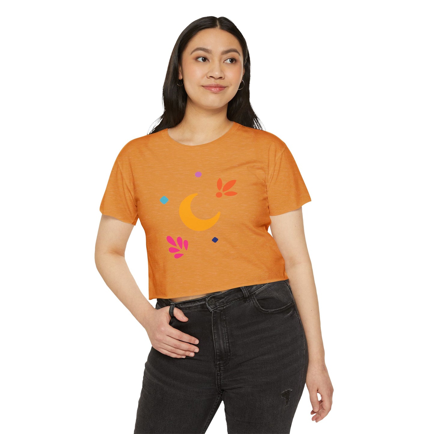 Luna Linda Elements Cropped Tee
