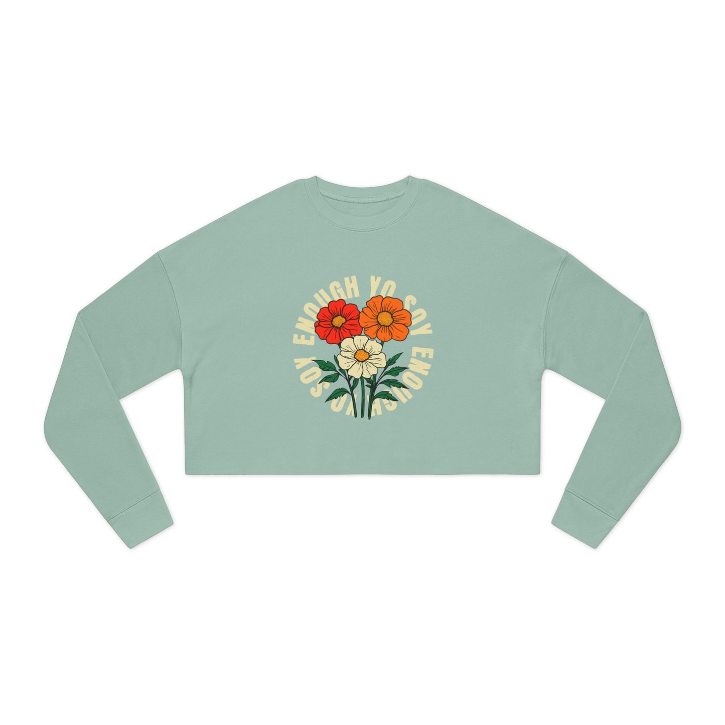 Soy Enough Cropped Sweatshirt