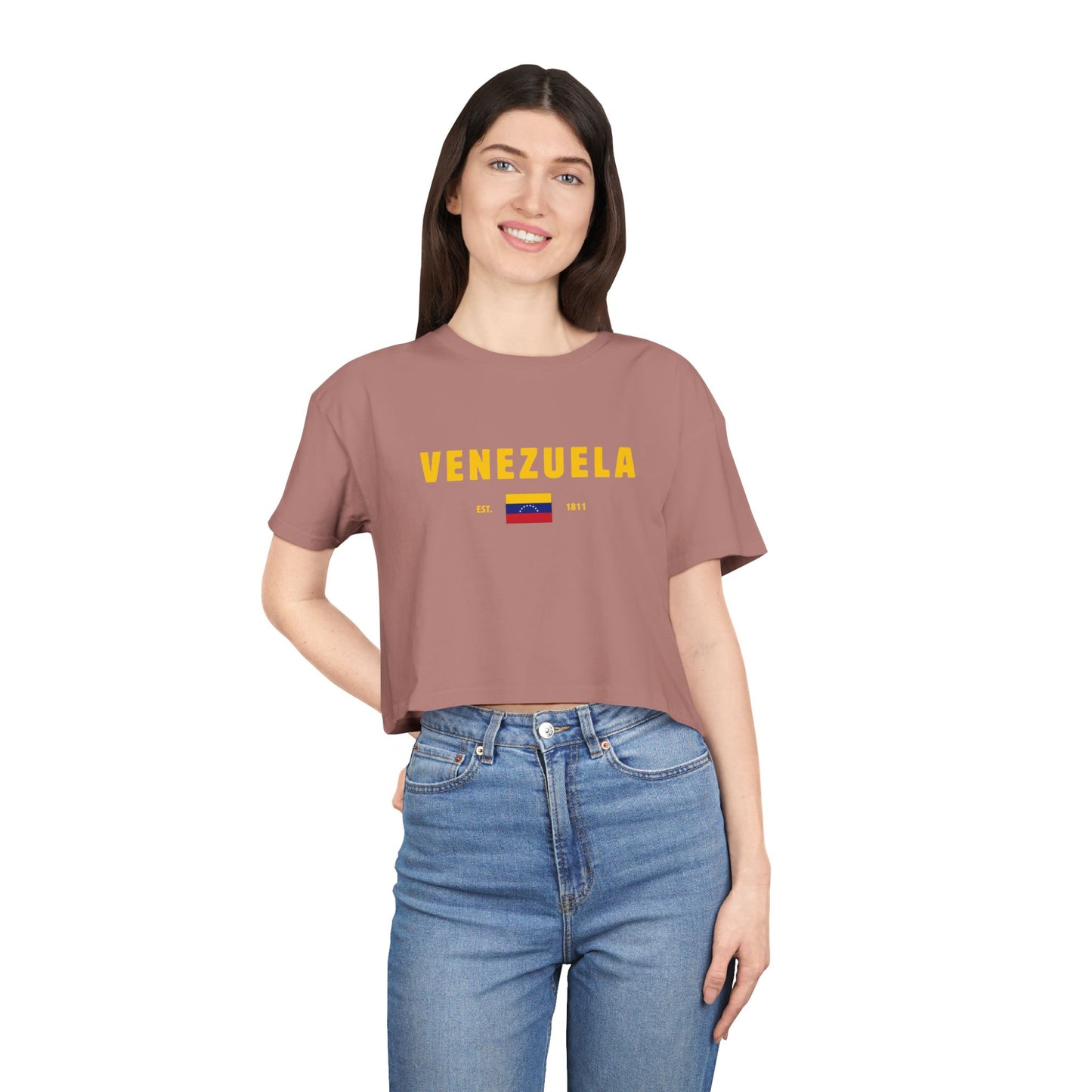 Venezuela Heritage Cropped Tee