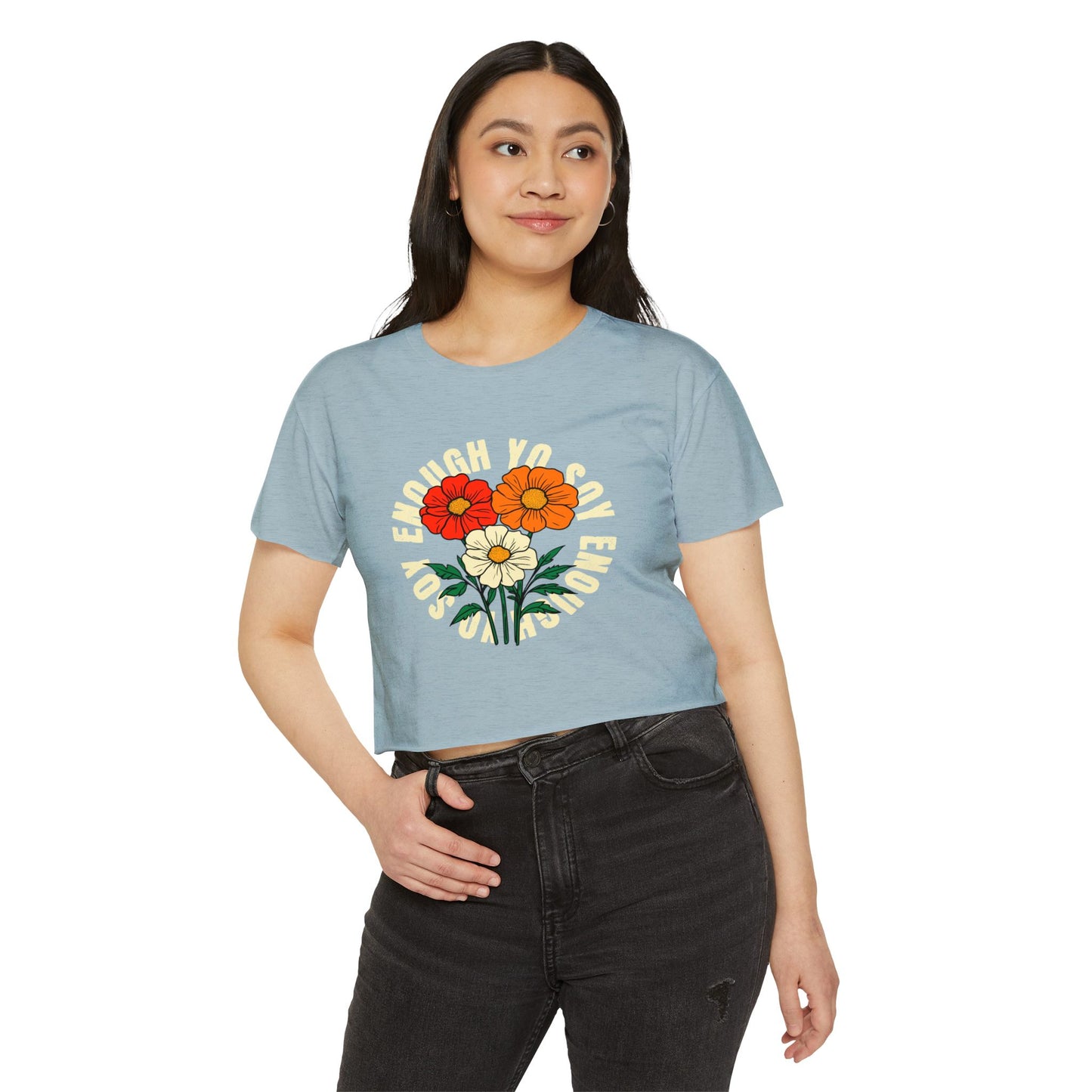 Soy Enough Cropped Tee