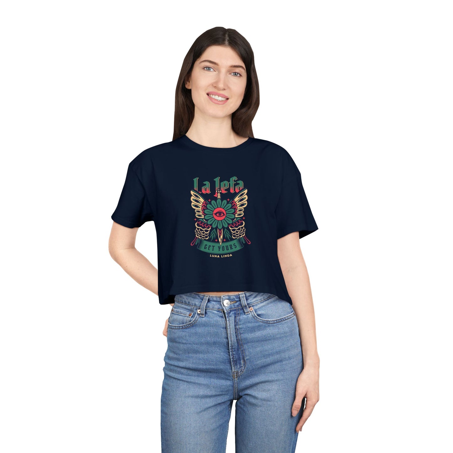 La Jefa Cropped Tee