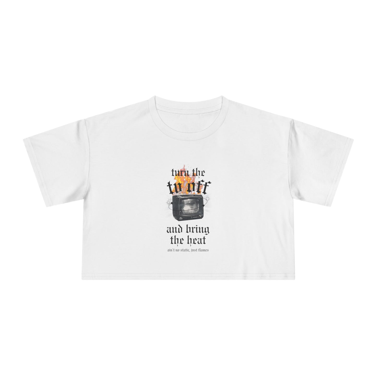 Turn the Heat Off Cropped Tee