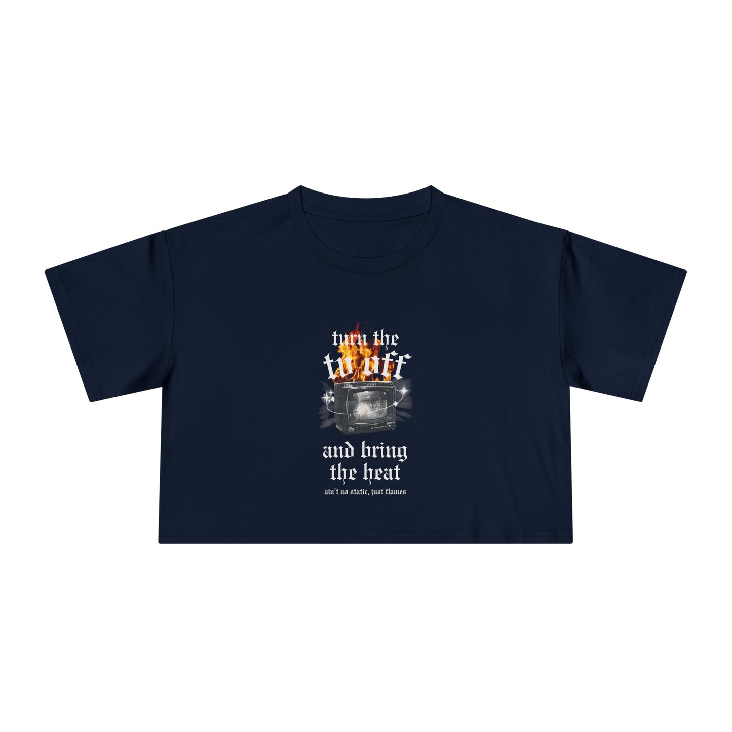 Turn the Heat Off Cropped Tee