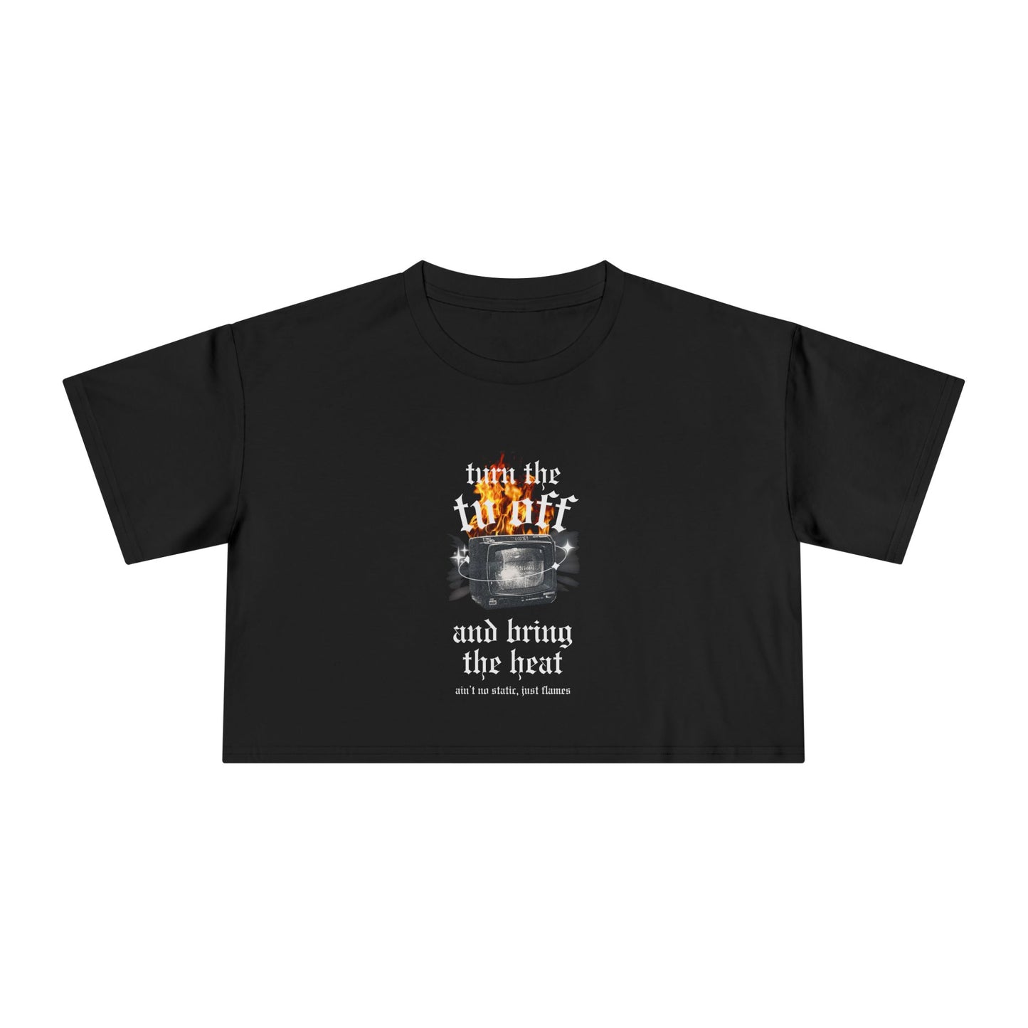 Turn the Heat Off Cropped Tee