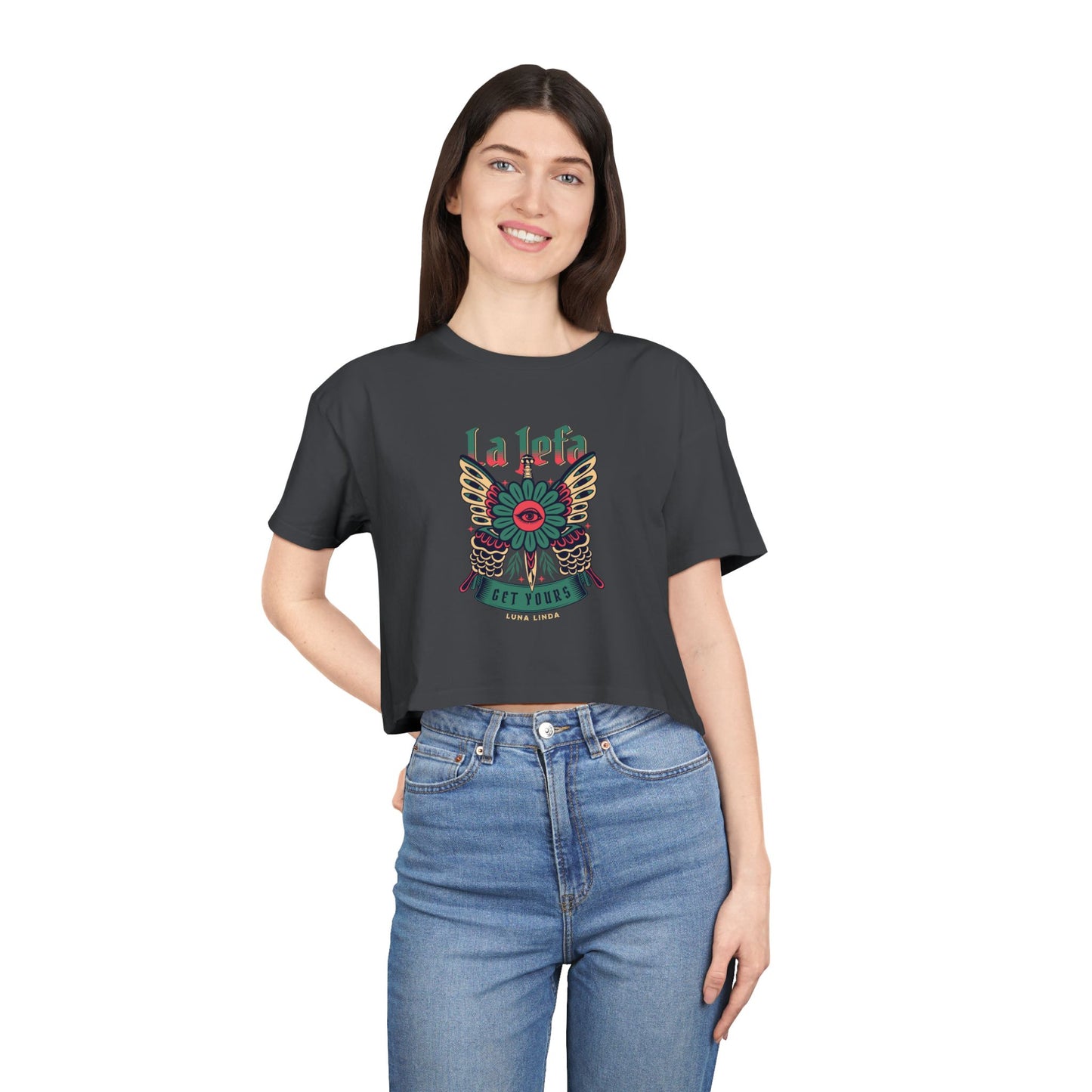 La Jefa Cropped Tee
