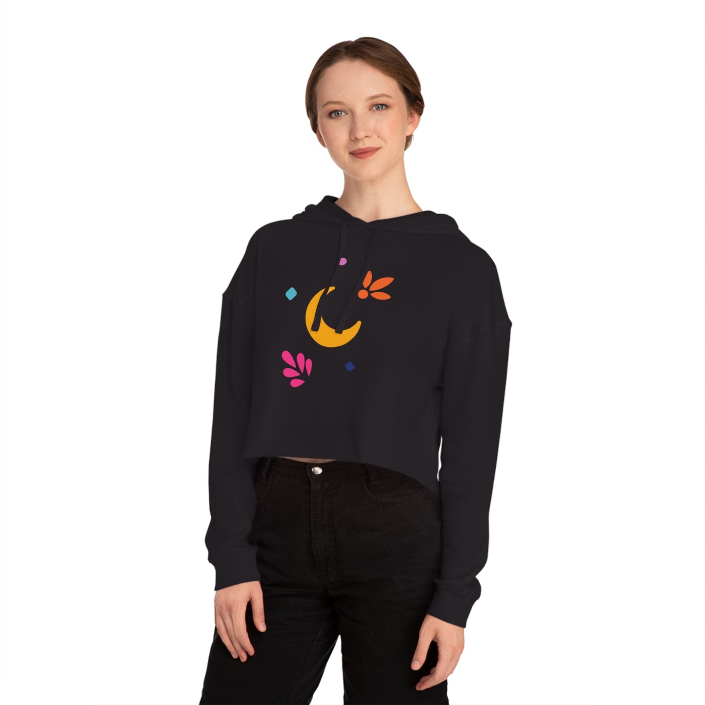 Luna Linda Elements Cropped Hoodie