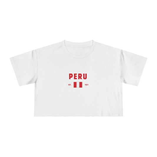 Peru Heritage Cropped Tee