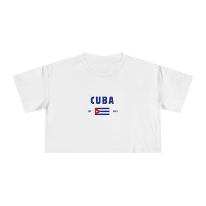 Cuba Heritage Cropped Tee