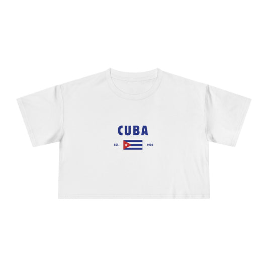 Cuba Heritage Cropped Tee
