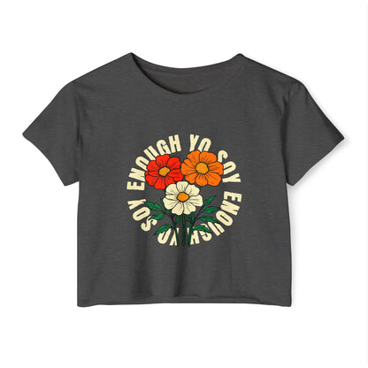 Soy Enough Cropped Tee