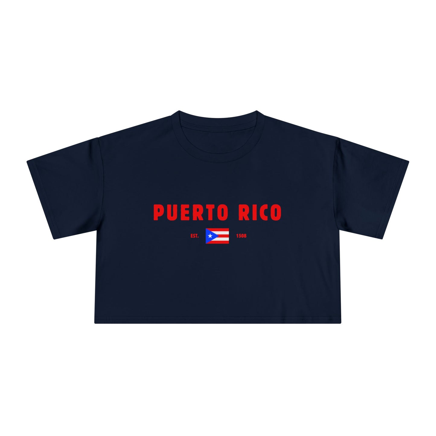 Puerto Rico Heritage Cropped Tee