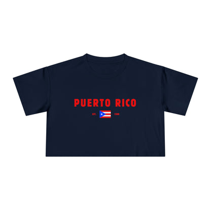 Puerto Rico Heritage Cropped Tee