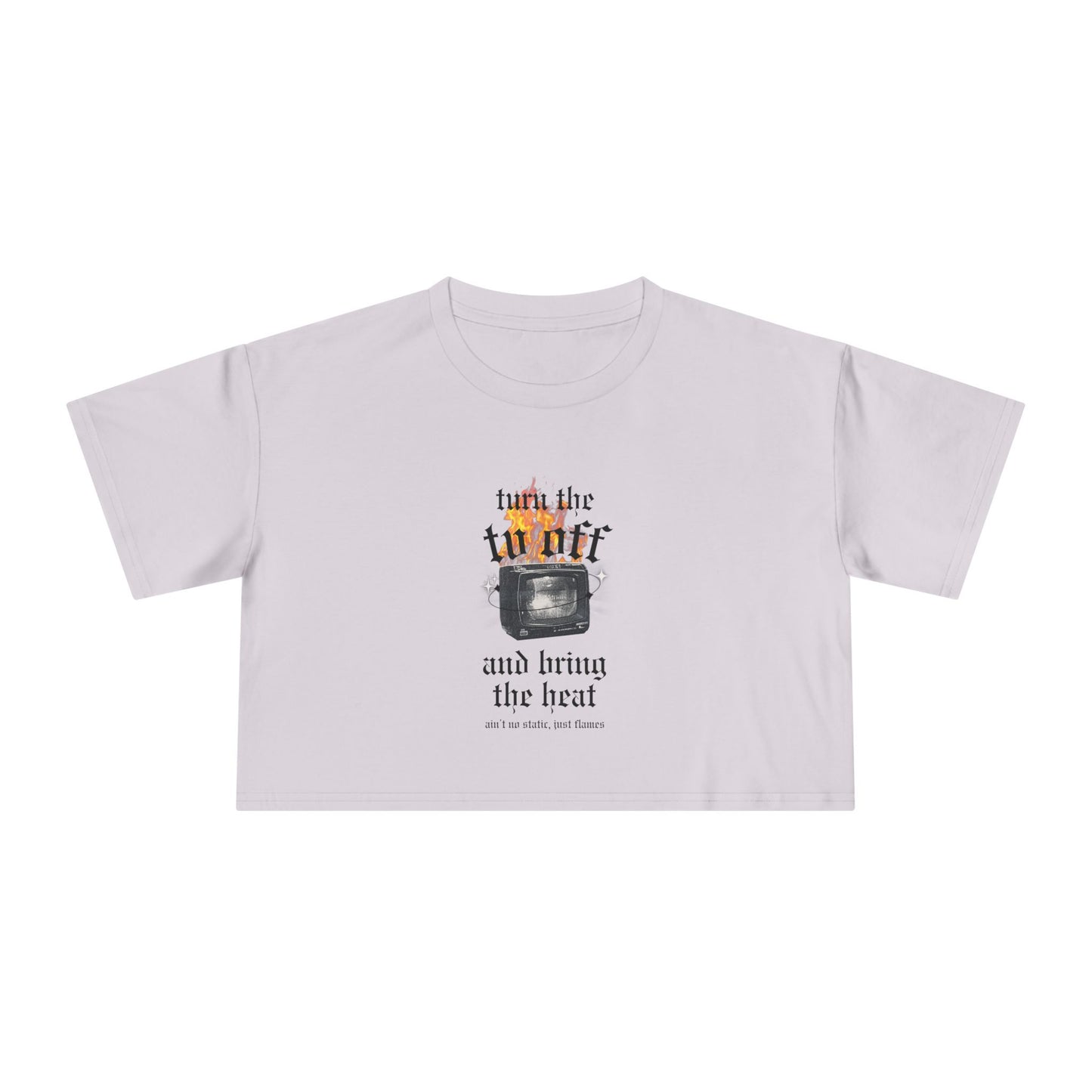 Turn the Heat Off Cropped Tee
