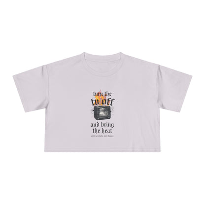 Turn the Heat Off Cropped Tee