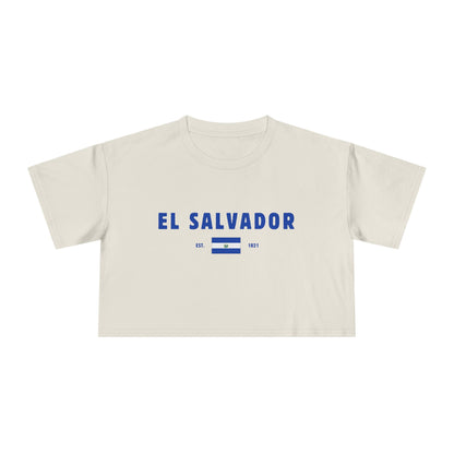 El Salvador Heritage Cropped Tee