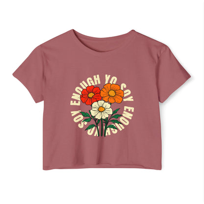 Soy Enough Cropped Tee